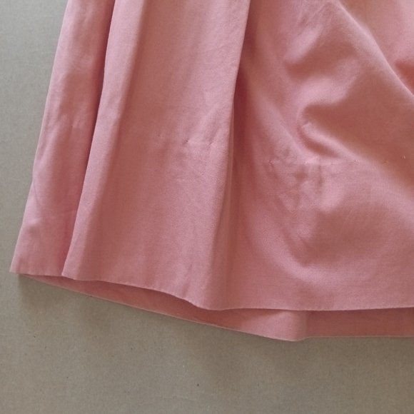 ❤HOST PICK!❤ Majestic brand peach skirt w/box pleats Vintage size petite S - Picture 3 of 9